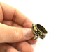 Adjustable Ring Blank, (20mm blank ) Antique Bronze Plated Brass G5528