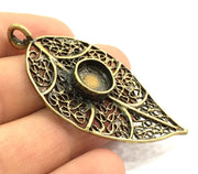 Antique Bronze Brass Blank (10mm blank) , Mountings  G5502