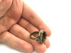 Adjustable Ring Blank, (16mm blank ) Antique Bronze Plated Brass G5544