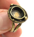 Adjustable Ring Blank, (10mm blank ) Antique Bronze Plated Brass G5540