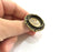 Ring Blank Bezel Setting (25mm blank ) Adjustable  Antique Bronze Plated Brass G5555