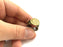 Antique Bronze Ring Blank Ring Bezel Adjustable  (15mm blank ) Antique Bronze Plated Brass G5572