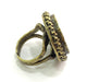 Adjustable Ring Blank, (20mm blank ) Antique Bronze Plated Brass G5590