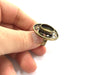 Adjustable Ring Blank, (16mm blank ) Antique Bronze Plated Brass G5539