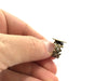 Adjustable Ring Blank, (15mm blank ) Antique Bronze Plated Brass G5543