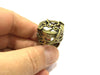 Antique Bronze Ring Base Adjustable Ring Blank, (20mm blank ) Antique Bronze Plated Brass G5608
