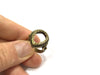 Ring Blank Base Bezel Setting Adjustable Ring Blank, (18x13mm drop blank ) Antique Bronze Plated Brass G5617