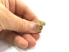 Adjustable Ring Blank, (15mm blank ) Antique Bronze Plated Brass G5630