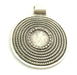 Antique Silver Plated Blank 62x52mm, Mountings  (18mm Blank)  G5660