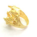 Adjustable Ring Blank, (20mm blank )  Gold Plated Brass G5749