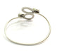 Silver Bracelet Blank Cuff Bangles Findings Adjustable (10mm  Blank) , Antique Silver Plated Brass G5781
