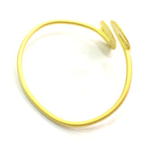 Adjustable Bracelet Blank Findings (16mm  Blank) , Gold  Plated Brass G9545