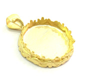 Gold Plated Brass Mountings ,  Blanks   (25mm blank) G5838