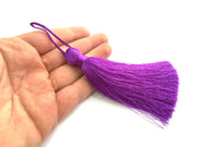 Violet Purple Tassel ,   Large Thick  113 mm - 4.4 inches   G5854