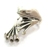 Adjustable Ring Blank, (3mm blank ) Antique Silver Plated Brass G5905