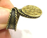 Adjustable Ring Blank, (15mm blank ) Antique Bronze Plated Brass G5613