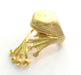 Adjustable Ring Blank, (3mm blank )  Gold Plated Brass G5941