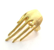 Adjustable Ring Blank, (3mm blank )  Gold Plated Brass G5943