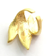 Gold Ring Base Blank Adjustable Ring Blank, (5mm blank )  Gold Plated Brass G5951