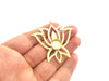 Gold Plated Brass Pendant Setting Mountings Blanks   (12mm and  2mm blank) G5960