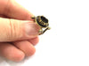 Adjustable Ring Blank, (10mm blank ) Antique Bronze Plated Brass G5693