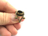 Adjustable Ring Blank, (10mm blank ) Antique Bronze Plated Brass G5693