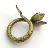 Adjustable Ring Blank, (10mm blank ) Antique Bronze Plated Brass G5701