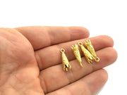 2 Cone Findings  Gold Plated Brass Cone Findings (22x6mm) G5710