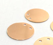 2 Rose Gold Charms Rose Gold Plated Brass (20 mm)  G5715