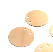 2 Rose Gold Charms Rose Gold Plated Brass (20 mm)  G5715