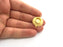 Gold Plated Brass Blanks ,   Mountings   (10mm blank) G5742