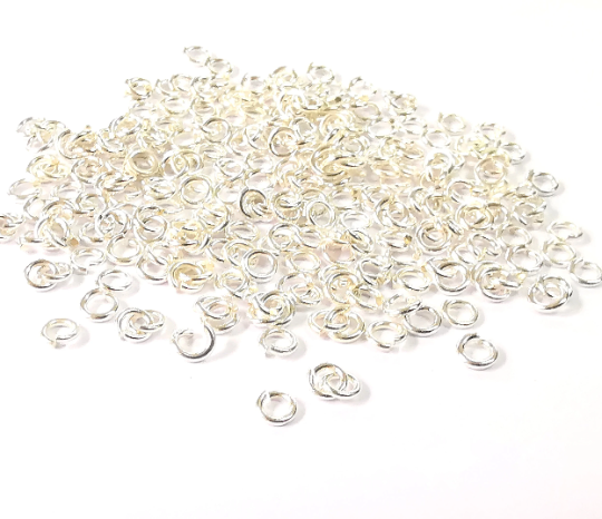 Sterling Silver Jumpring (3,8mm - 20 Gauge) Strong Jumpring 925 Silver Findings G30024