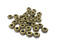 Ribbed Round Beads Antique Bronze Plated Beads (7mm) G28290