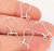 2 Solid Sterling Silver Earring Hook, 925 Silver Earring Wire Findings (20mm) G30075