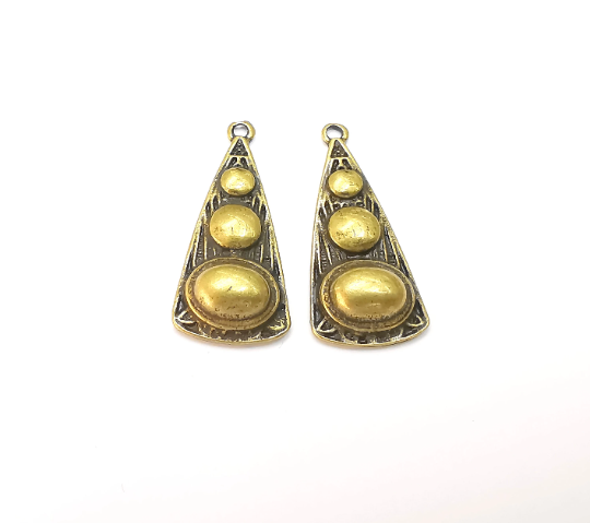 Bronze Dangle Charms Antique Bronze Plated DIY Charms (32x14mm) G28318