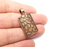 Ethnic Charms Pendant , Antique Copper Plated Charms (37x20mm) G29819