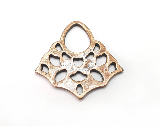 Dangle Charms, Antique Copper Plated Charms (33x32mm) G28959