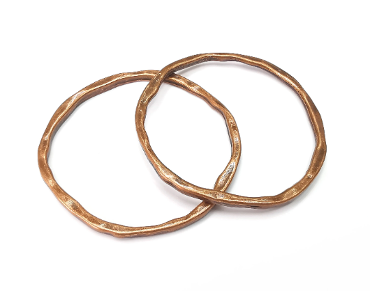 Circle Findings Antique Copper Plated (59mm) G28349