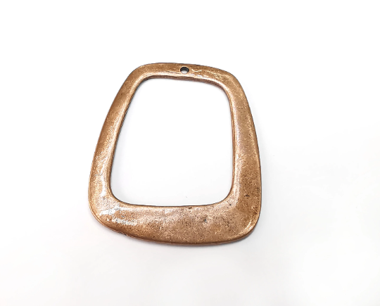 Antique Copper Charms, Antique Copper Plated (43x36mm) G29360