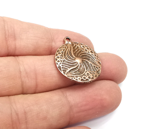 Fossil Charms Antique Copper Plated Charms (26x23mm) G29517