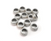 Ribbed Rondelle Beads Antique Silver Plated Metal Beads (7mm) G29535