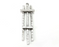 Hammered Sticks Charms, Antique Silver Plated (59x18mm) G28334