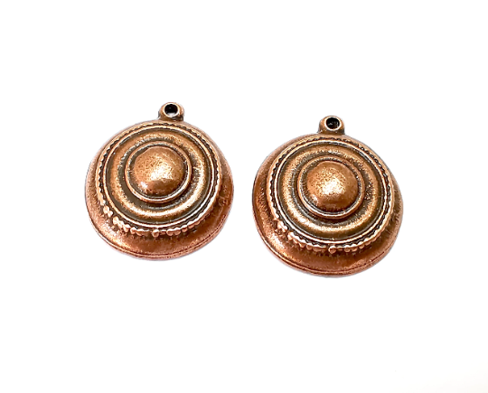 Ethnic Charms Antique Copper Plated Charms (26x21mm) G28077