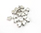 Heart Beads Antique Silver Plated Metal Beads (7mm) G29536