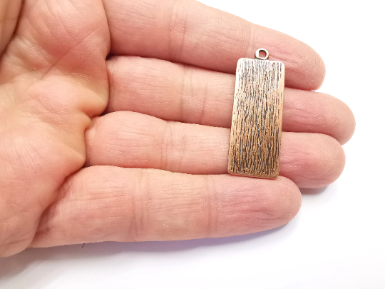 Moon Hammered Charms State of The Moon Crescent Pendant Antique Copper Plated Charms (39x15mm) G28006