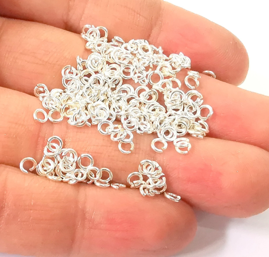 Sterling Silver Jumpring (3,8mm - 20 Gauge) Strong Jumpring 925 Silver Findings G30024