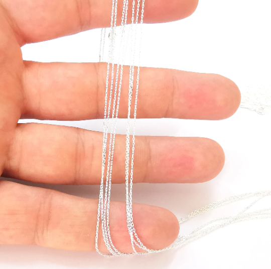 15 sterling silver deals chain