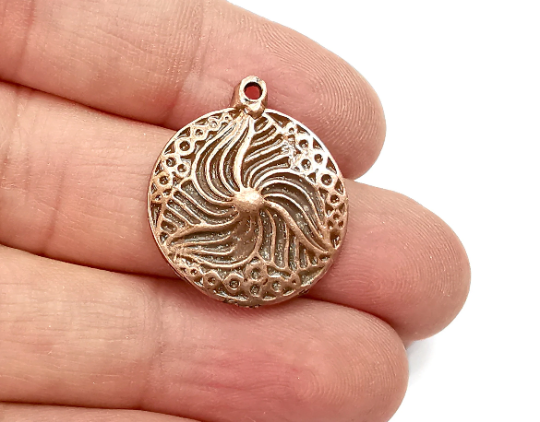 Fossil Charms Antique Copper Plated Charms (26x23mm) G29517
